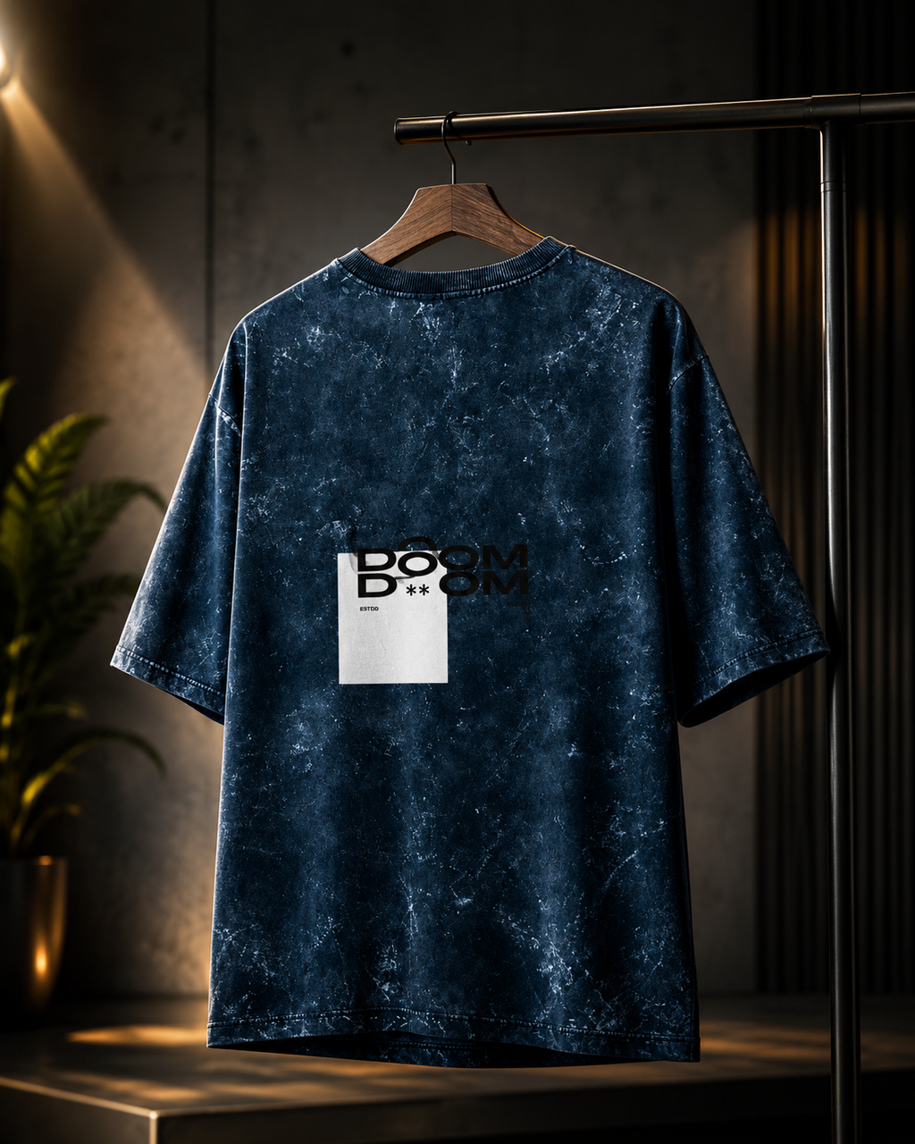 Unisex Acid Washed Oversized Tee