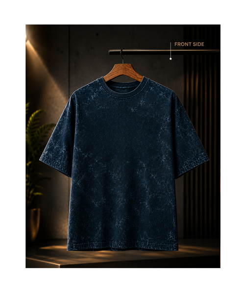 Unisex Acid Washed Oversized Tee
